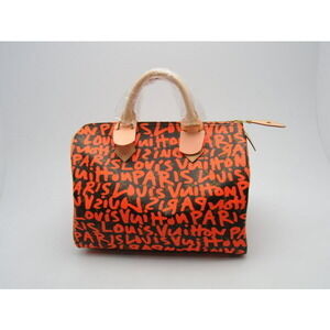 Louis Vuitton Graffiti Speedy Bag Orange